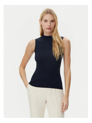 BOSS Блуза Feskies 50473237 Тъмносин Slim Fit