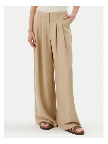 Herskind Текстилни панталони 5503840 Бежов Regular Fit