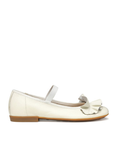 Geox Балеринки Jr Plie' J5555A 85 C1000 S Бял