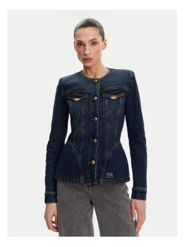 Versace Jeans Couture Дънково яке 78HAS457 Син Slim Fit