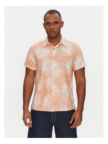 Guess Риза M5GH68 WH3A0 Оранжев Regular Fit