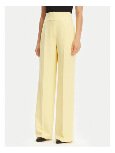 HUGO Текстилни панталони Himia 50513960 Жълт Regular Fit