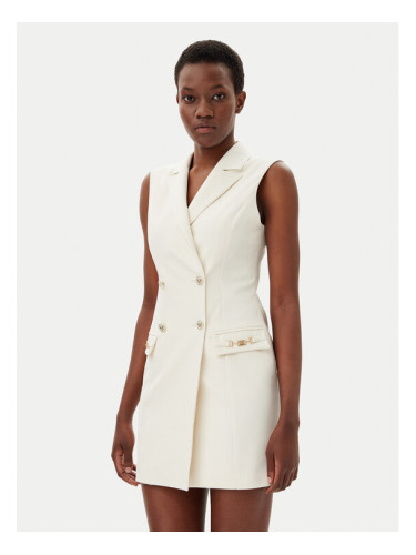 Gaudi Коктейлна рокля 511FD15033 Екрю Regular Fit