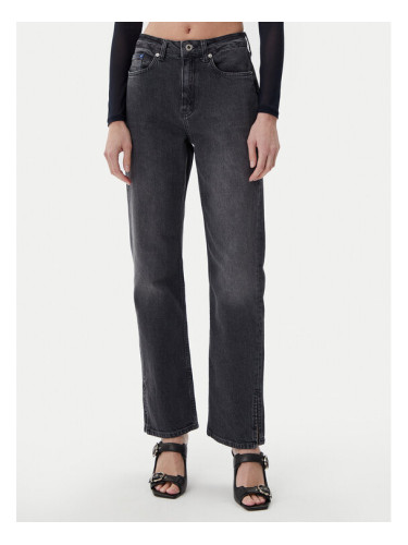 Karl Lagerfeld Jeans Дънки A1W10029 Сив Straight Fit