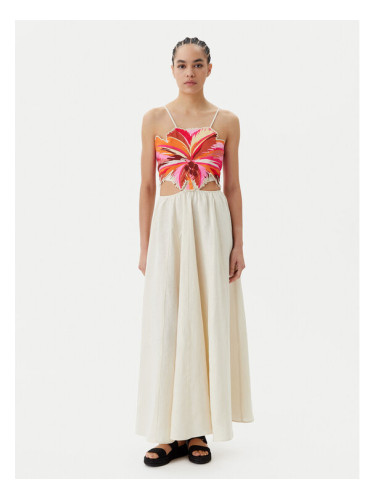 Maaji Лятна рокля Sunrise PT2530CLD001 Бежов Regular Fit