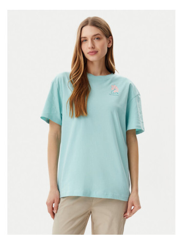 Columbia Тишърт Rolling Bend™ Graphic 2120031 Син Oversize