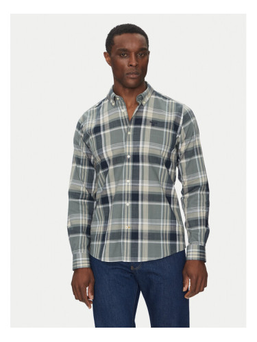Barbour Риза Kidd MSH5295TE31 Зелен Tailored Fit