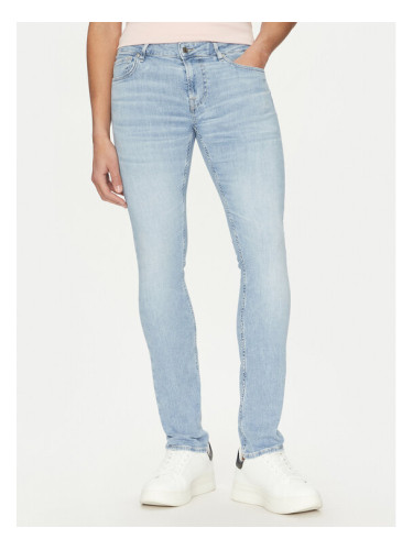 Guess Дънки M5GAN1 D5MZ3 Син Slim Fit