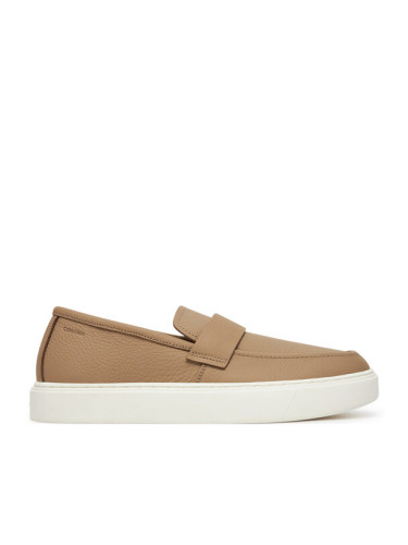 Calvin Klein Мокасини Moccasin Lth Unlined HM0HM01813 Кафяв