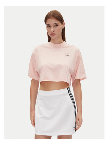 adidas by Stella McCartney Тишърт JJ0081 Розов Oversize