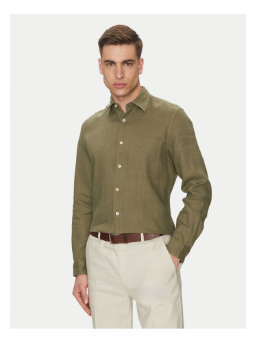 Marc O'Polo Риза 523 7428 42318 Зелен Regular Fit