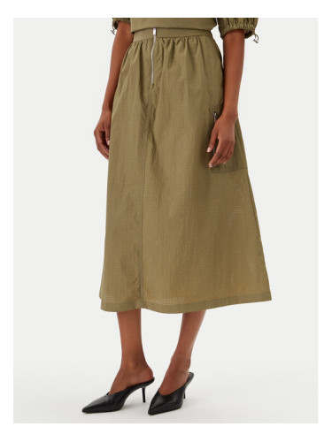 DKNY Пола тип трапец P5BNSAFC Зелен Regular Fit