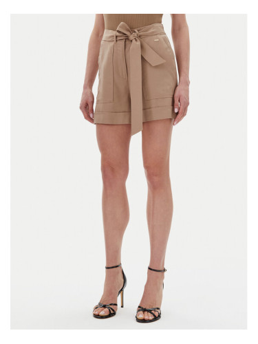 Guess Шорти от плат W5GD1R WG4C2 Бежов Relaxed Fit