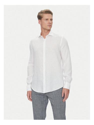 Paul&Shark Риза 25413180CF Бял Regular Fit