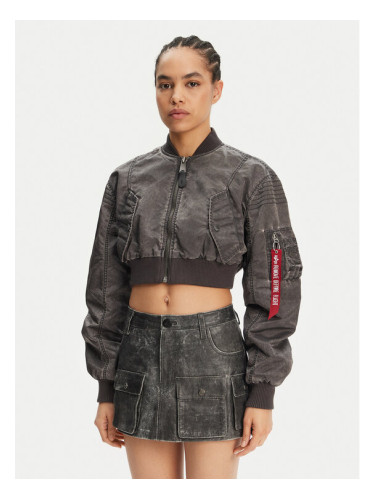 Alpha Industries Яке бомбър MA-1 Vintage 156002 Сив Regular Fit