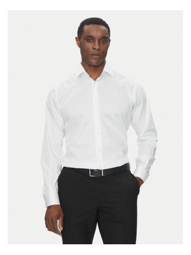 KARL LAGERFELD Риза 605038 552602 Бял Modern Fit