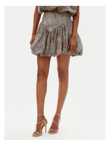 Bardot Мини пола Lissett Printed 59796SB2 Кафяв Regular Fit