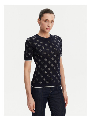 Guess Пуловер W5GR20 Z3D60 Тъмносин Regular Fit