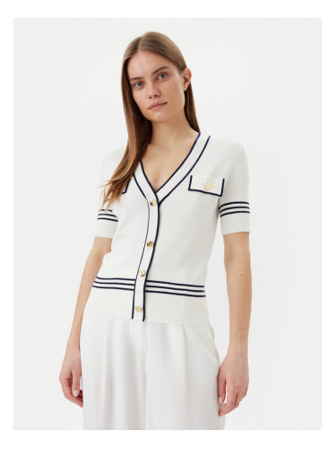 LOLA CASADEMUNT Кардиган LS2511007 Бял Regular Fit