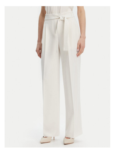 BOSS Текстилни панталони Tapiana 50479405 Екрю Relaxed Fit