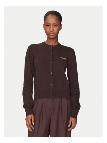 2NDDAY Кардиган Vinny 2251341408 Кафяв Regular Fit