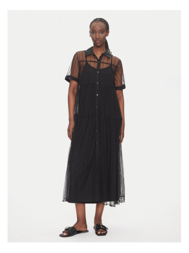 LOLA CASADEMUNT Ежедневна рокля LS2516018 Черен Regular Fit