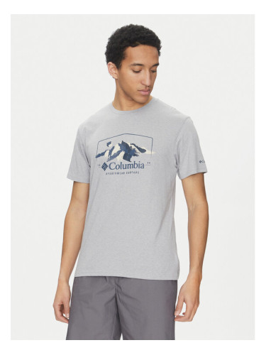 Columbia Тишърт Path Lake™ II Graphic 1934814 Сив Regular Fit