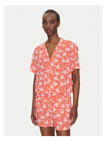 Tommy Jeans Риза DW0DW20285 Оранжев Relaxed Fit