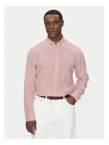 Michael Kors Риза CS4400H4YT Розов Relaxed Fit