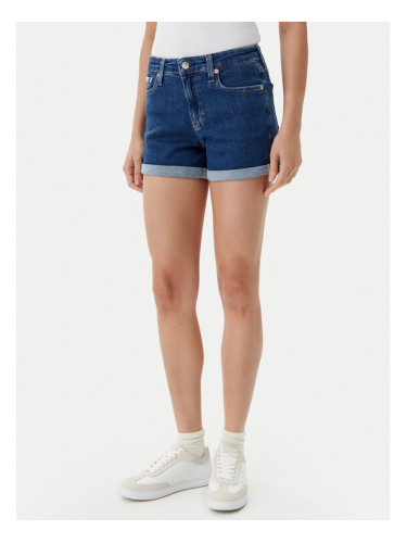 Calvin Klein Jeans Дънкови шорти J20J225160 Тъмносин Regular Fit