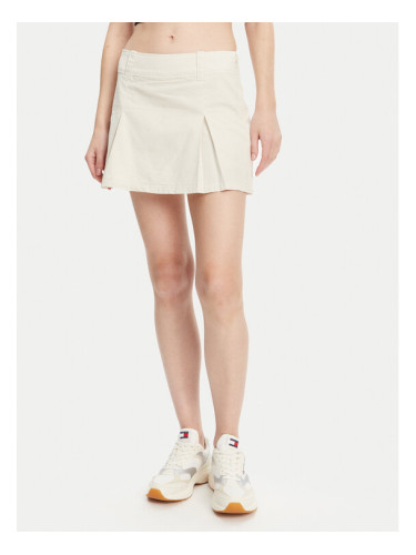 Calvin Klein Jeans Мини пола J20J225215 Бежов Regular Fit