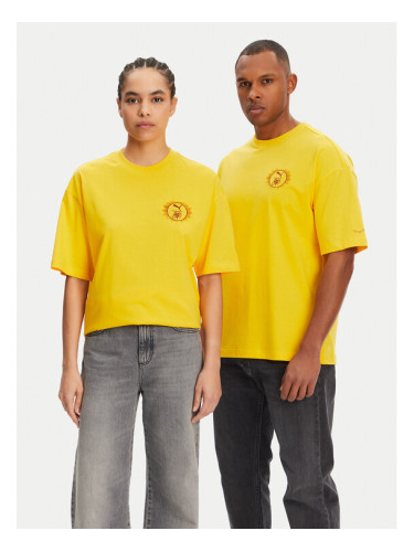 Puma Тишърт Unisex Harry Potter 630092 Жълт Oversize