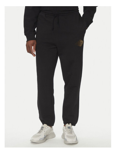HUGO Долнище анцуг Dacusi 50534952 Черен Relaxed Fit