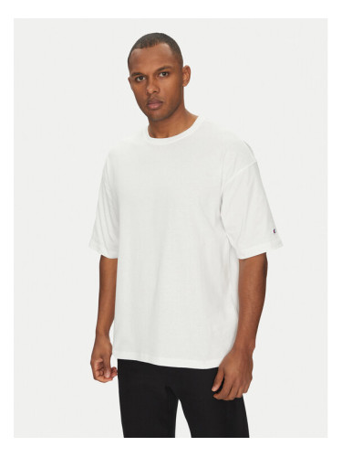 Champion Тишърт 220714 Бял Standard Fit