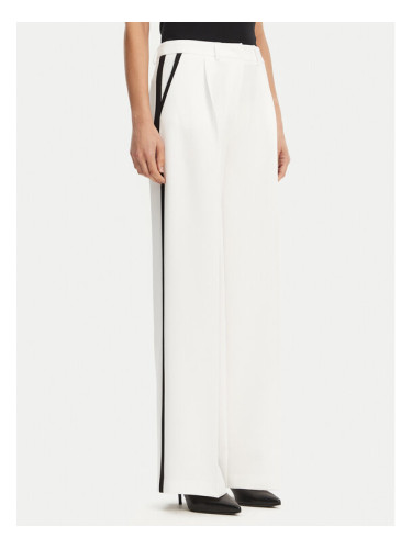 Maryley Текстилни панталони 25EB566/43BN Бял Regular Fit