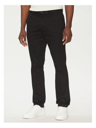 Tommy Jeans Чино панталони Austin DM0DM20282 Черен Slim Fit
