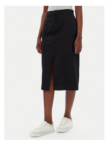 Calvin Klein Jeans Миди пола J20J225327 Черен Regular Fit