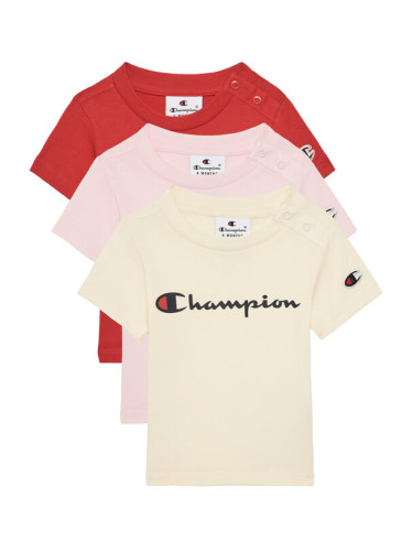 Champion Комплект 3 тишърти 306900 Цветен Regular Fit