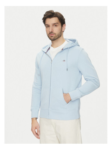 Gant Суитшърт Shield 2007059 Син Regular Fit