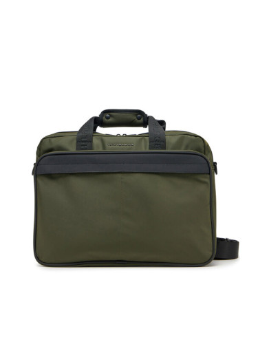 Tommy Hilfiger Чанта за лаптоп Th Repreve Computer Bag AM0AM13186 Каки