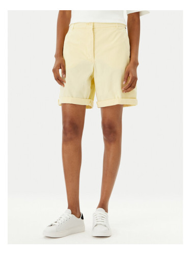 Tommy Hilfiger Шорти от плат WW0WW42457 Жълт Regular Fit