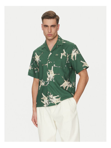 Lacoste Риза CH0113 Зелен Relaxed Fit