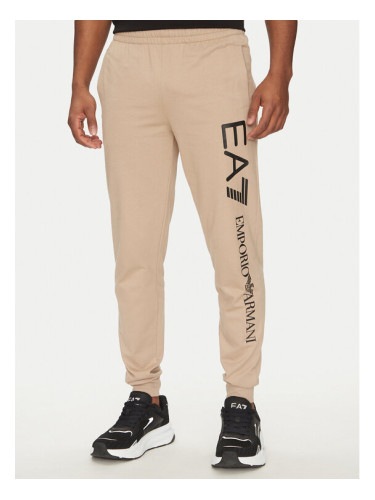 EA7 Emporio Armani Долнище анцуг 7M000571 AF13512 M1013 Бежов Regular Fit