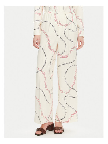 Tommy Hilfiger Текстилни панталони Soft Viscose Woven Pants WW0WW44542 Бял Relaxed Fit