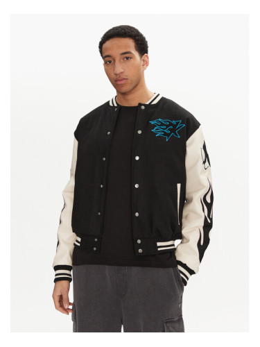 Karl Kani Яке бомбър Amor Flames 60750019 Черен Regular Fit