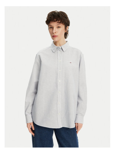 Tommy Jeans Риза DW0DW20292 Син Relaxed Fit