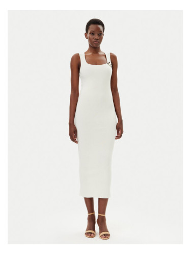 Kontatto Коктейлна рокля 3M0553C Екрю Slim Fit