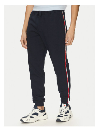 Tommy Hilfiger Долнище анцуг Global Stripe MW0MW38696 Тъмносин Regular Fit