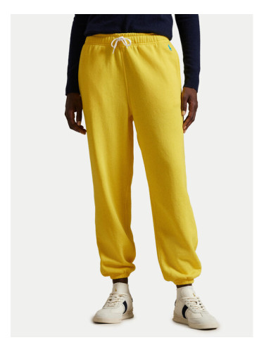 Polo Ralph Lauren Долнище анцуг 211935585014 Жълт Regular Fit