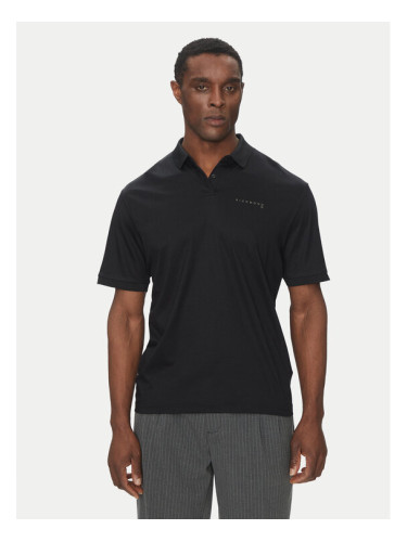 Richmond X Тениска с яка и копчета UMP25333PO Черен Regular Fit